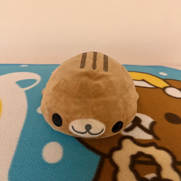 대형 초코 마메고마 인형