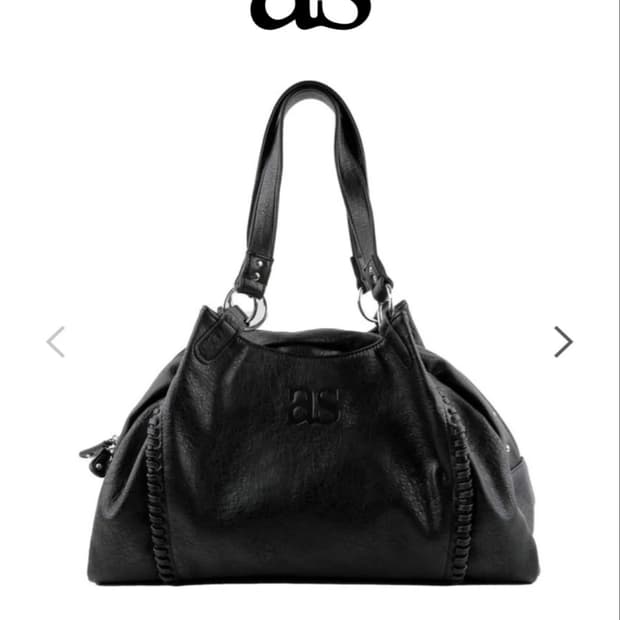 애즈온 보니타 빅백 블랙