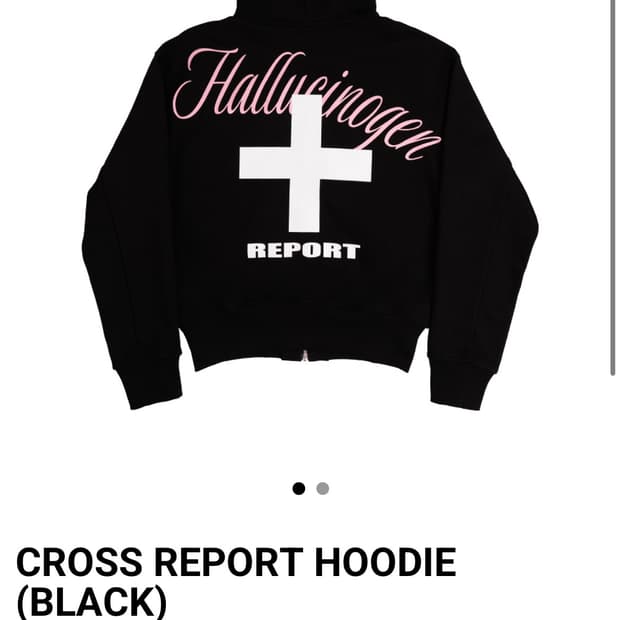 CROSS REPORT HOODIE