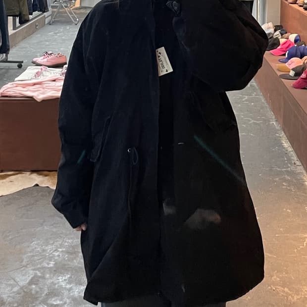 라퍼지스토어 블랙 피쉬테일 파카 H1867