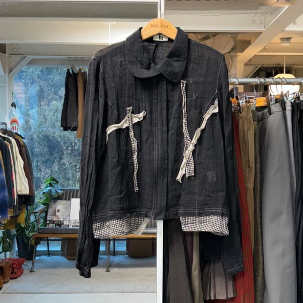 센소유니코 t.b 린넨 자켓