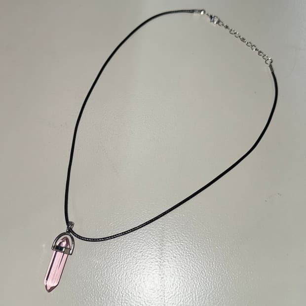 빈티지 에스닉 크리스탈 목걸이  