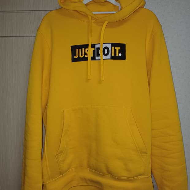 나이키 기모 후드티 m