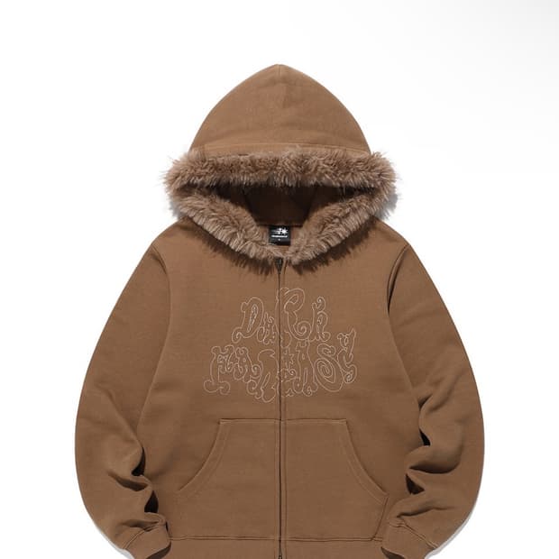 나이스고스트클럽 퍼 후드집업dark fantasy fur hoodie 