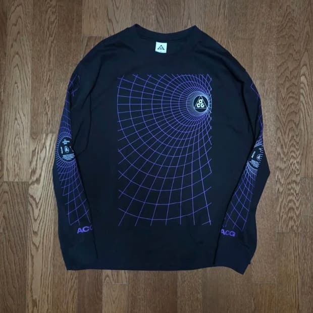 23FW 나이키 ACG 맨홀 롱슬리브 블랙 XL