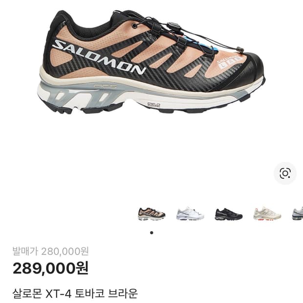 살로몬 XT-4 토바코 브라운