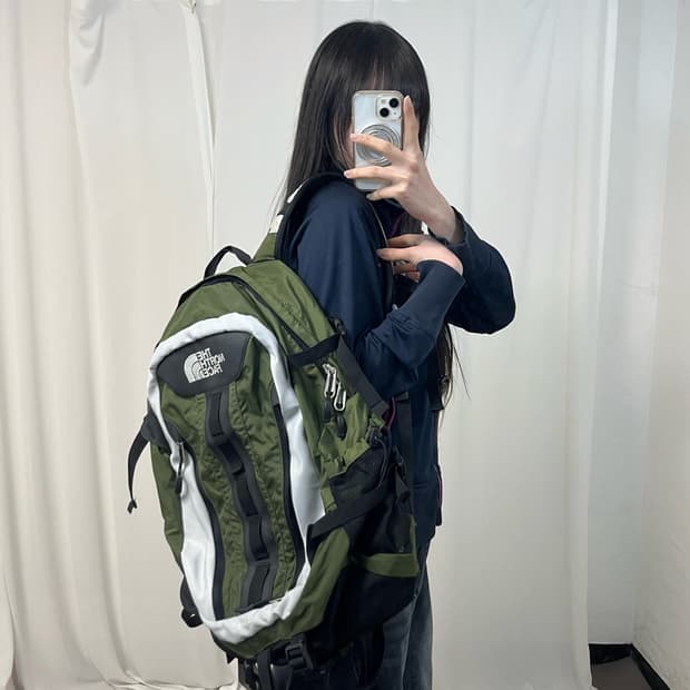 The North Face Big Shot khaki backpack 