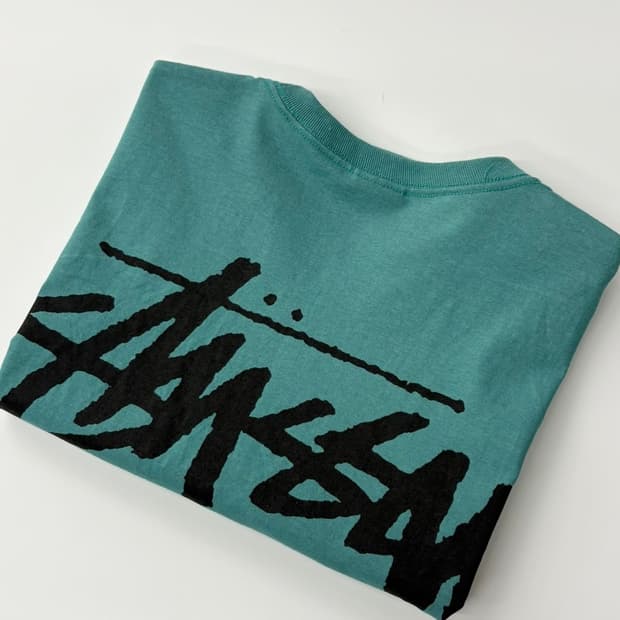 STUSSY 스투시 터프 기어 오션 블루 반팔티 