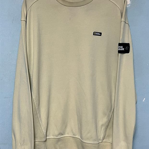 내셔널지오그래픽 남자 맨투맨 춘추 와펜 캐주얼 XL 105