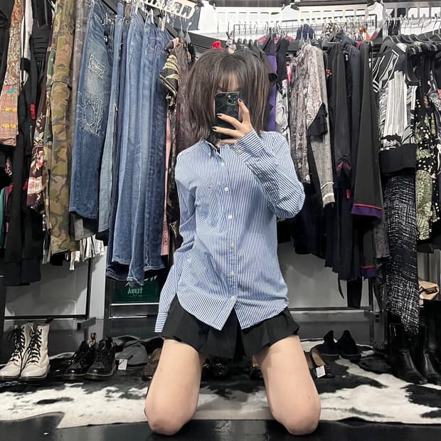 홀리스터 스트라이프 셔츠