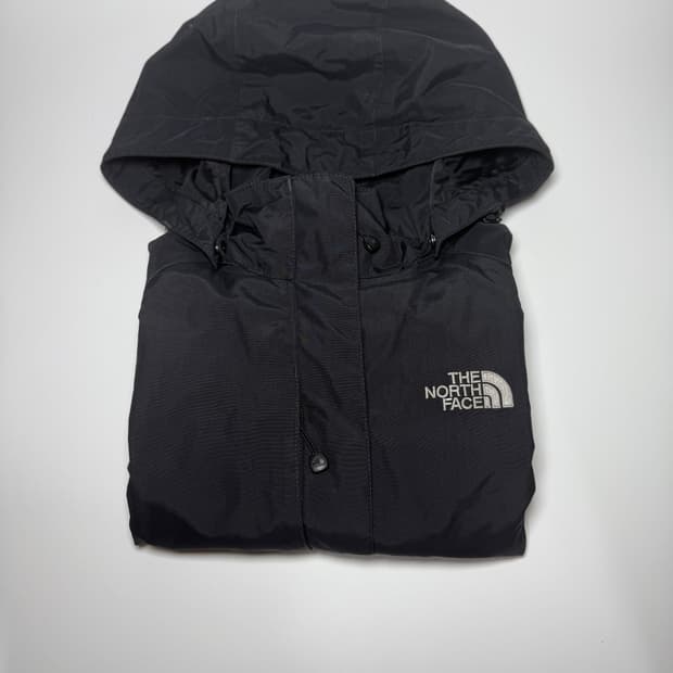 노스페이스 블랙 바람막이 후드 자켓