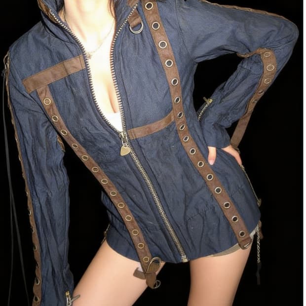 Salvage 샐비지 바이 플랜비 스트랩 디테일 자켓