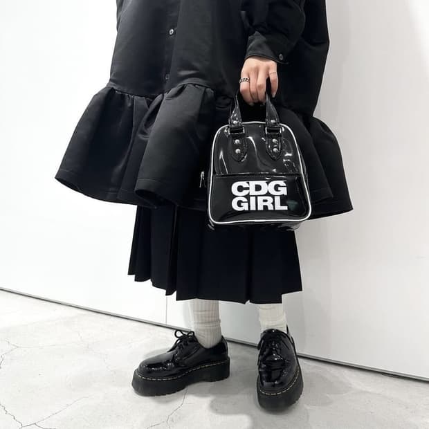 [당일발송]CDG girl 에나멜 백