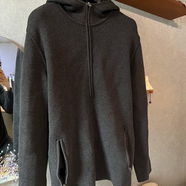 프라다 스포츠 울 하프 집업 prada sports