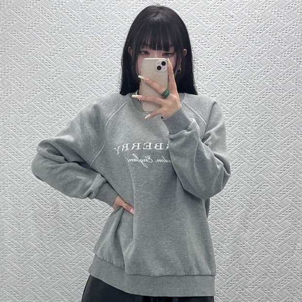 버버리 빈티지 모던시크 캐주얼 빅로고 맨투맨 XL C10037