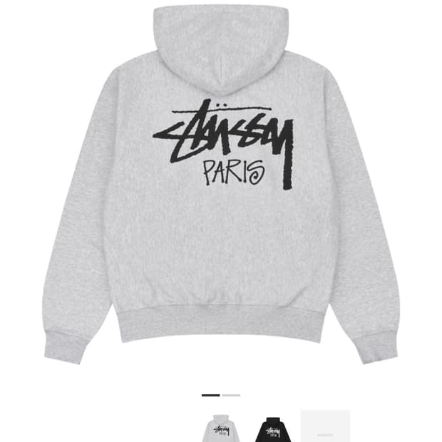 스투시 스탁 파리 후드티