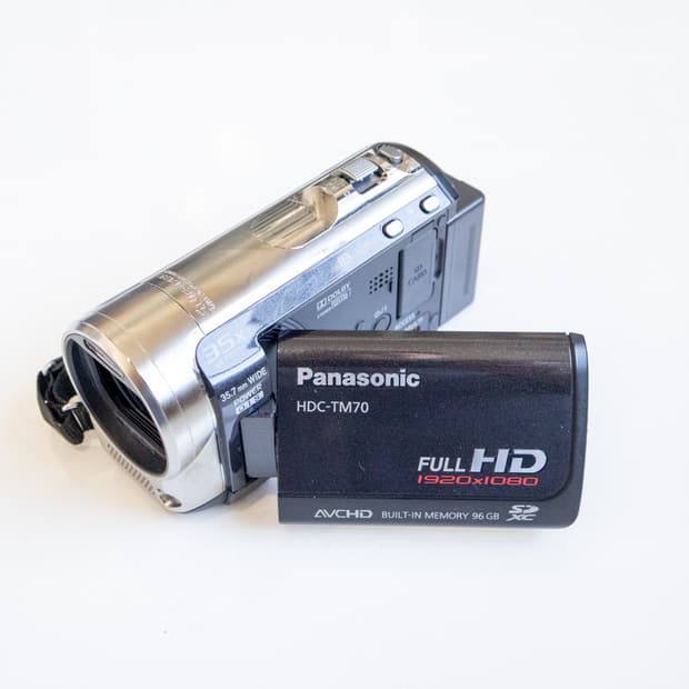 Panasonic HDC-TM70-K / 빈티지 디지털 캠코더