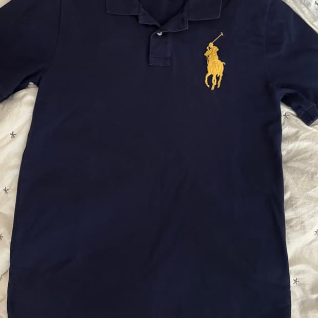 폴로랄프로렌 골드 빅포니 폴로 카라 티