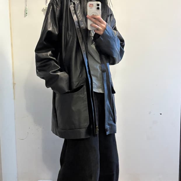 japan vintage leather jacket