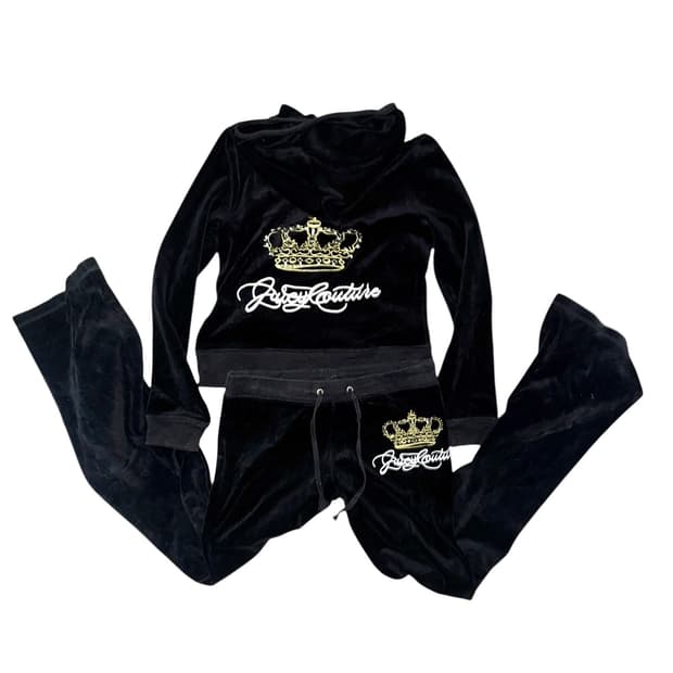 Juicy couture velvet Black set-up