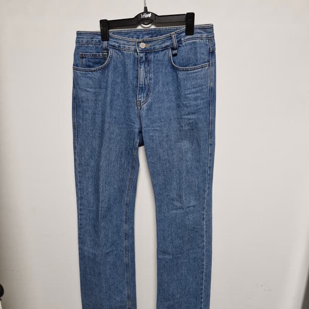 우영미 롱 스트레이트 데님 연청 46(30)