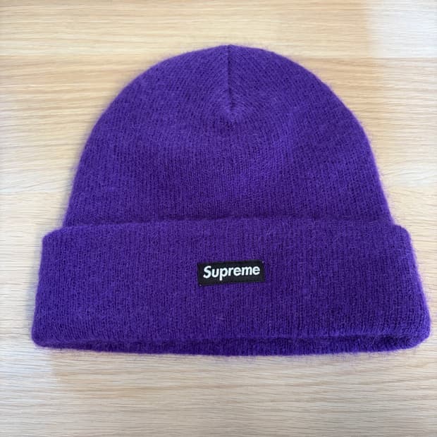 Supreme mohair beanie small logo 새상품