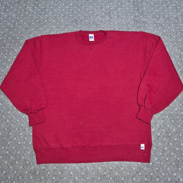 [L] 90s US Made 러셀 레드 스웻  -334