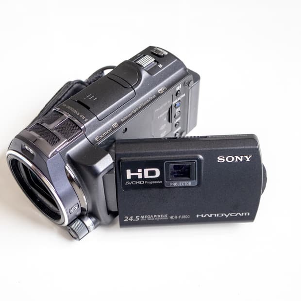Sony HDR-PJ800 / 빈티지 디지털 캠코더 
