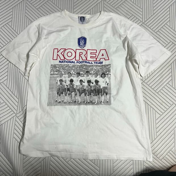 KFA 2002월드컵 프린팅 반팔 105 축구 국대 유니폼 빈티지