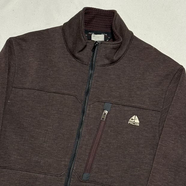 M 나이키 ACG 브라운 플리스 자켓