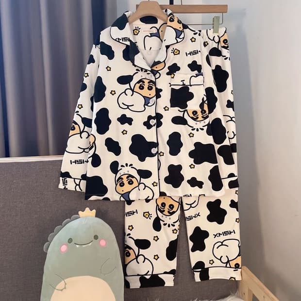 짱구 젖소잠옷set