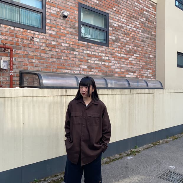 90s Dickies 디키즈 usa 워크셔츠