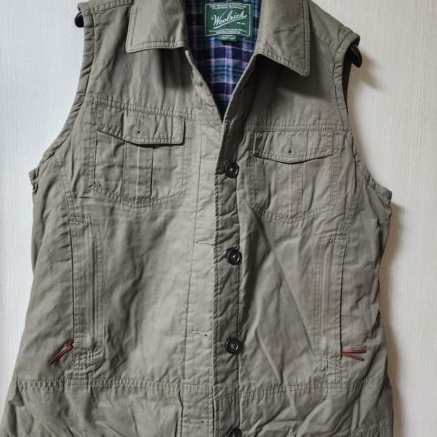 울리치 Woolrich 야상 베스트 조끼 경량누빔 베스트 XL