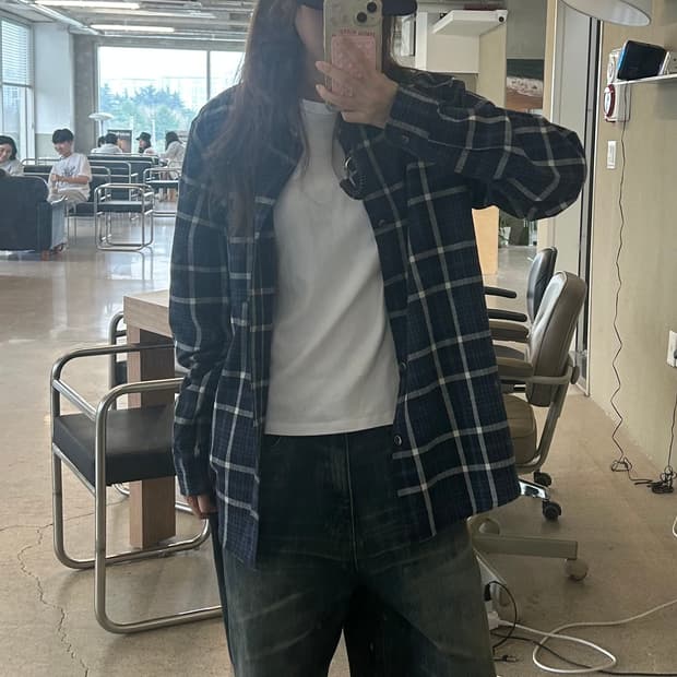 아페쎄 a.p.c. 체크셔츠 