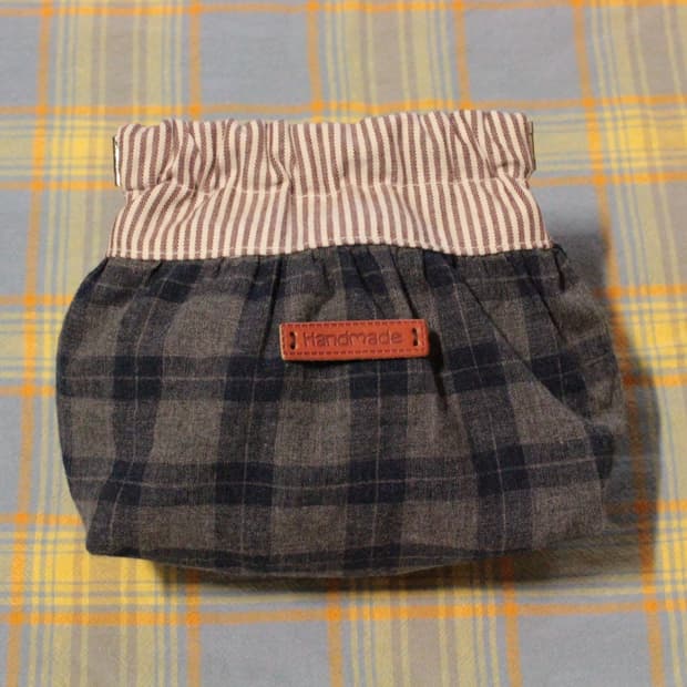 핸드메이드 셔링 바네 파우치