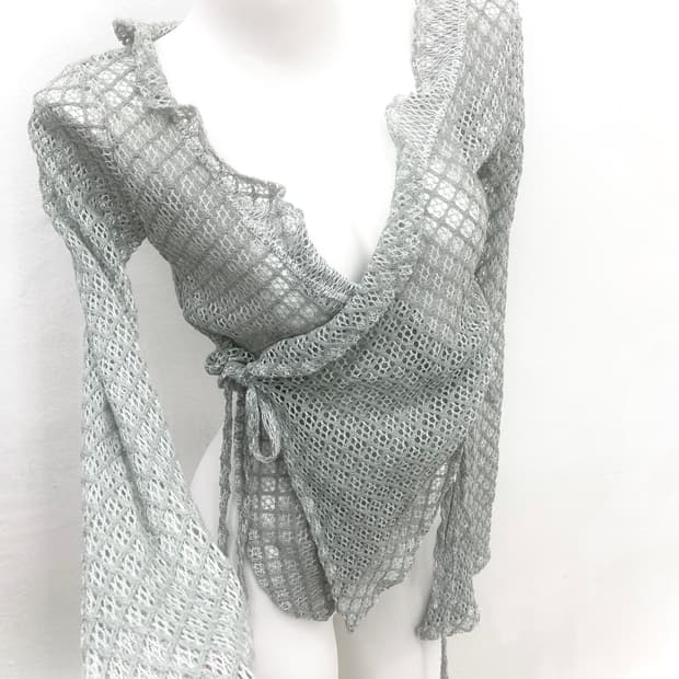 crochet wrap cardigan