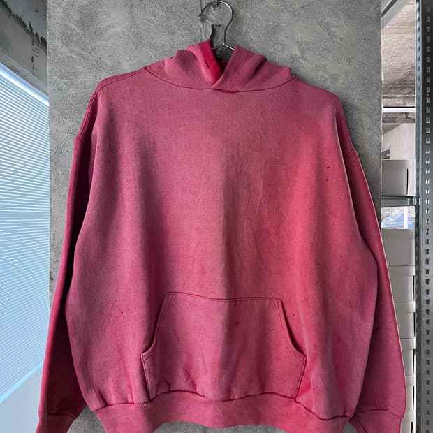 RUSSELL ATHLETIC SUN-FADED PINK HOODIE