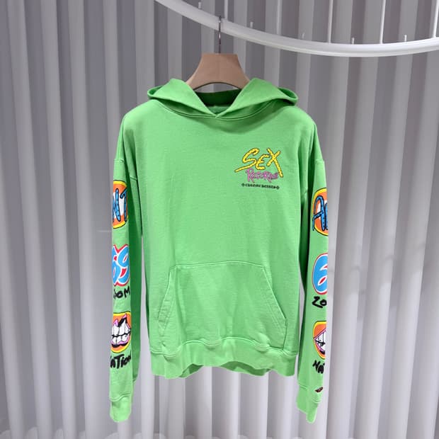 XL  / 크롬하츠 매티보이 섹스 레코드 후드티셔츠