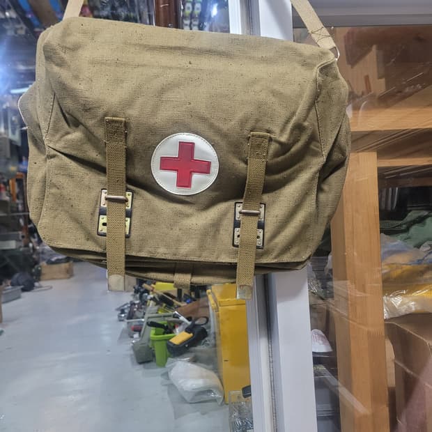 러시아군 의료용 캔버스 숄더백