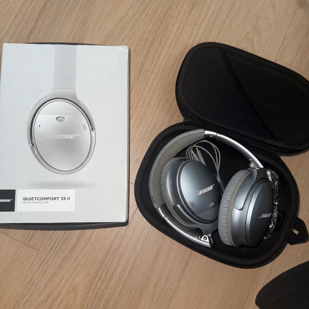 보스 qc35 2 실버