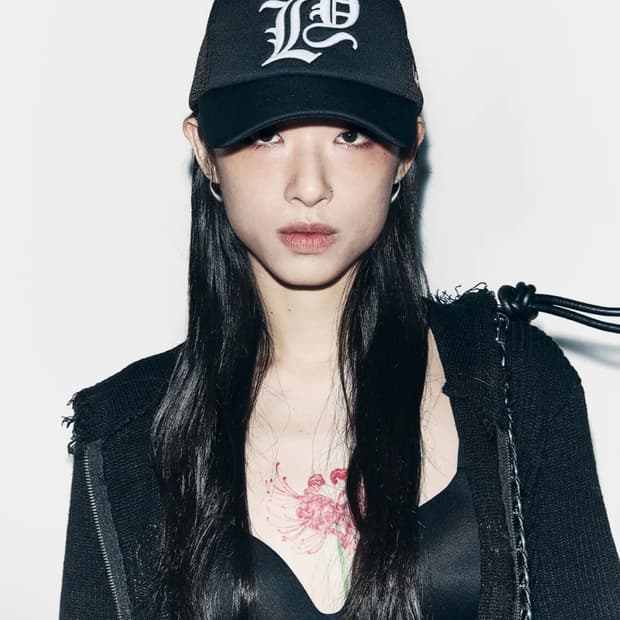 YEEL LEEY 와이이이엘 로고 모자 블랙