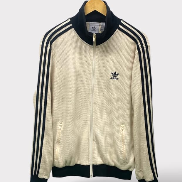 아디다스 와플 베켄바우어 화이트 트랙탑 L