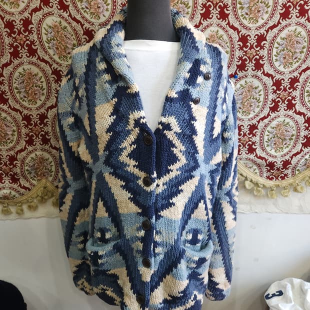 폴로 랄프로렌 데님엔 서플라이 나바호 가디건
