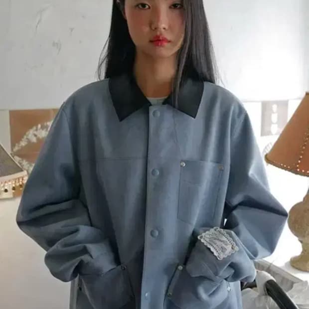 (미개봉 새상품) 프레클 스웨이드 자켓 stud suede jacket