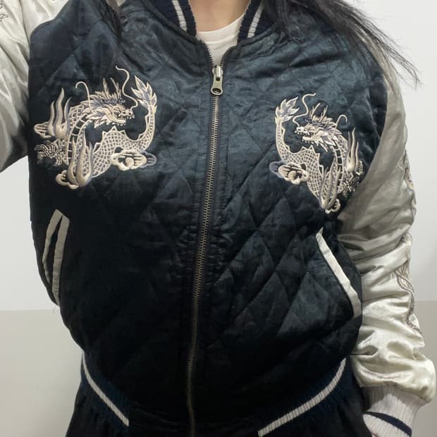 80’s Jpn Pazzo X Hound Dog 오리엔탈리버시블 스카잔