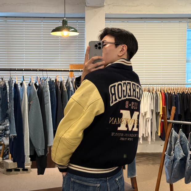 90s McGregor 맥그리거 Vintage Leather Arm 