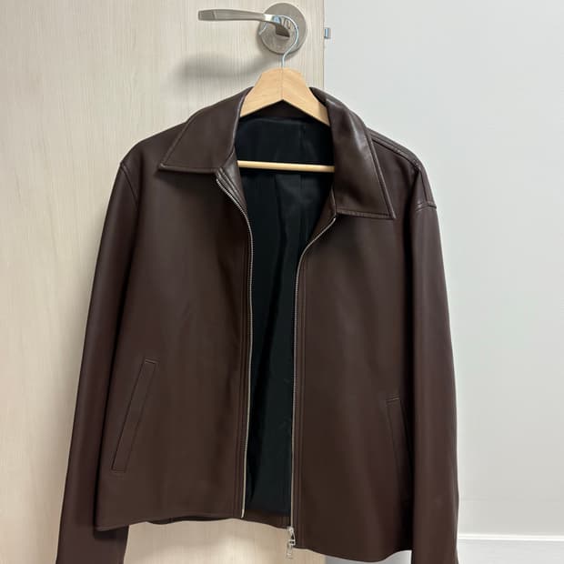 램스킨 레더 자켓