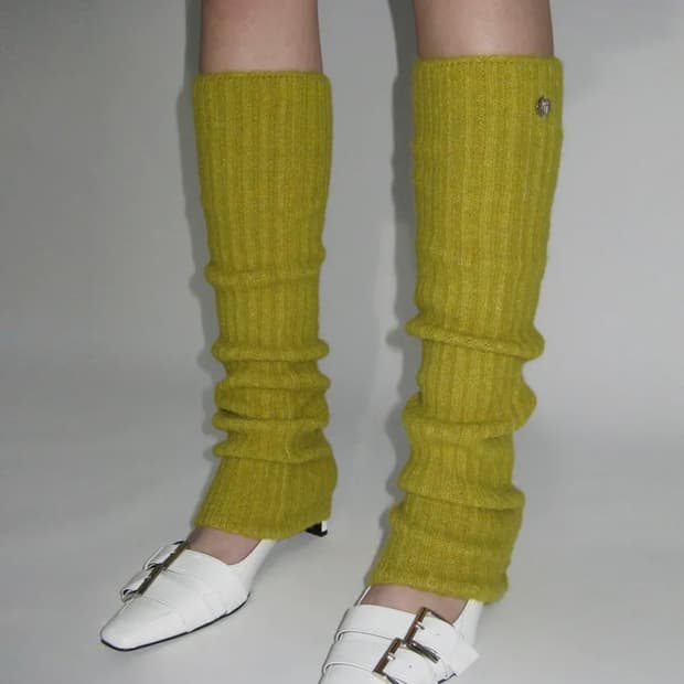 파르티멘토우먼 레그워머 머스타드