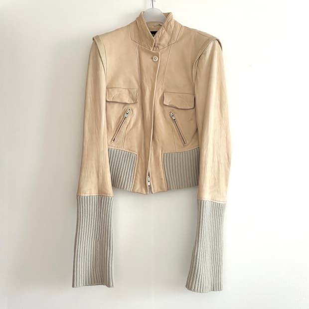 앤 드뮐미스터 리얼 레더자켓 *rare