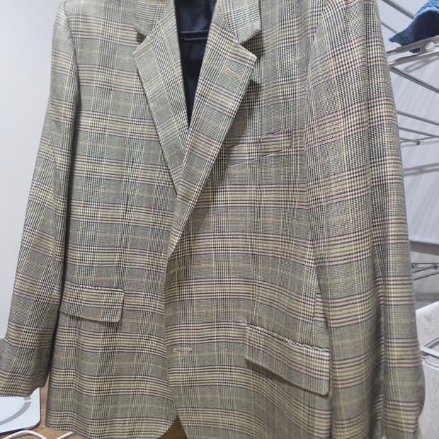 토니웩 체크 블레이저